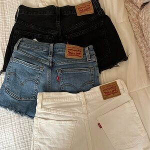Vintage 501 Levi's Classic Denim Shorts Set